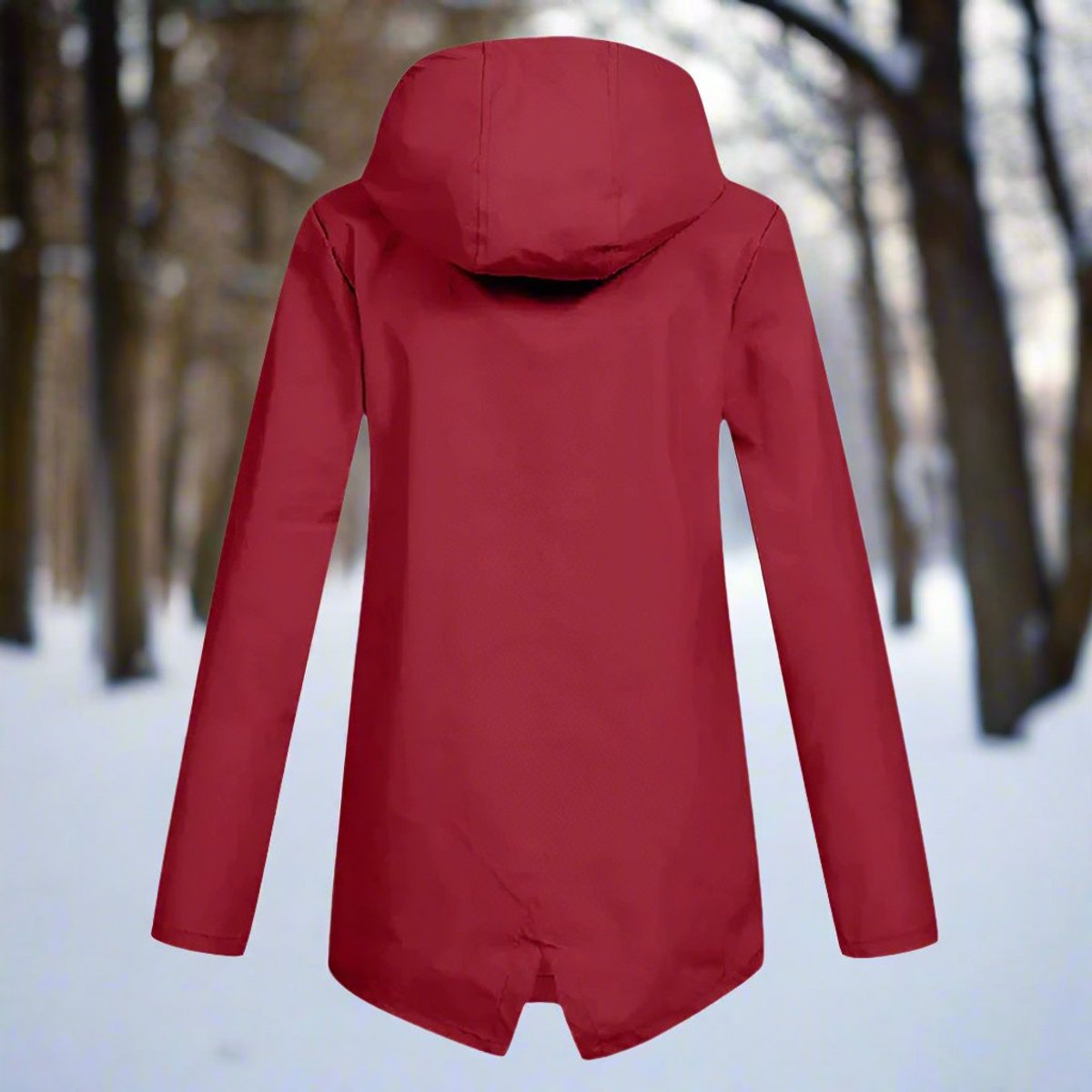 Ophelia | Relaxed Hooded Waterproof Jacket with Zip-Up Front
