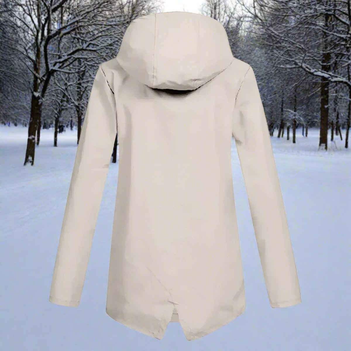 Ophelia | Relaxed Hooded Waterproof Jacket with Zip-Up Front
