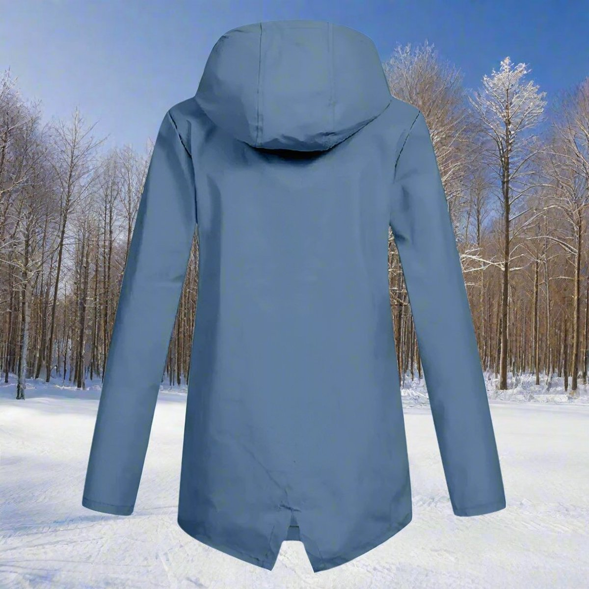 Ophelia | Relaxed Hooded Waterproof Jacket with Zip-Up Front