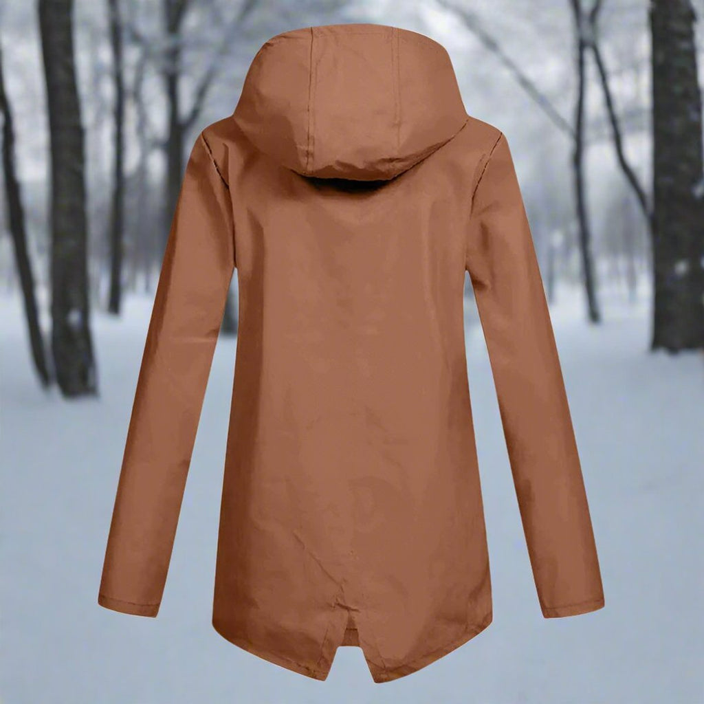 Ophelia | Relaxed Hooded Waterproof Jacket with Zip-Up Front