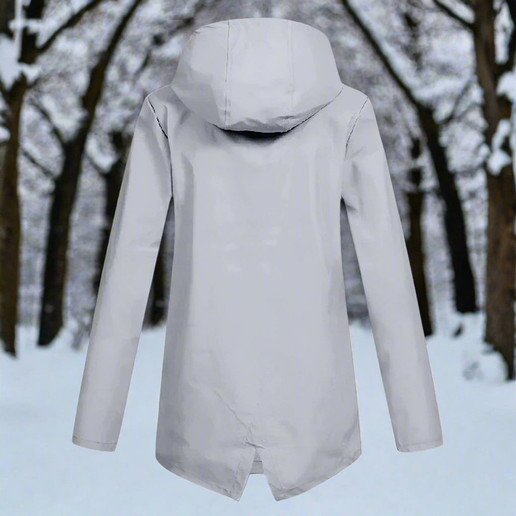 Ophelia | Relaxed Hooded Waterproof Jacket with Zip-Up Front