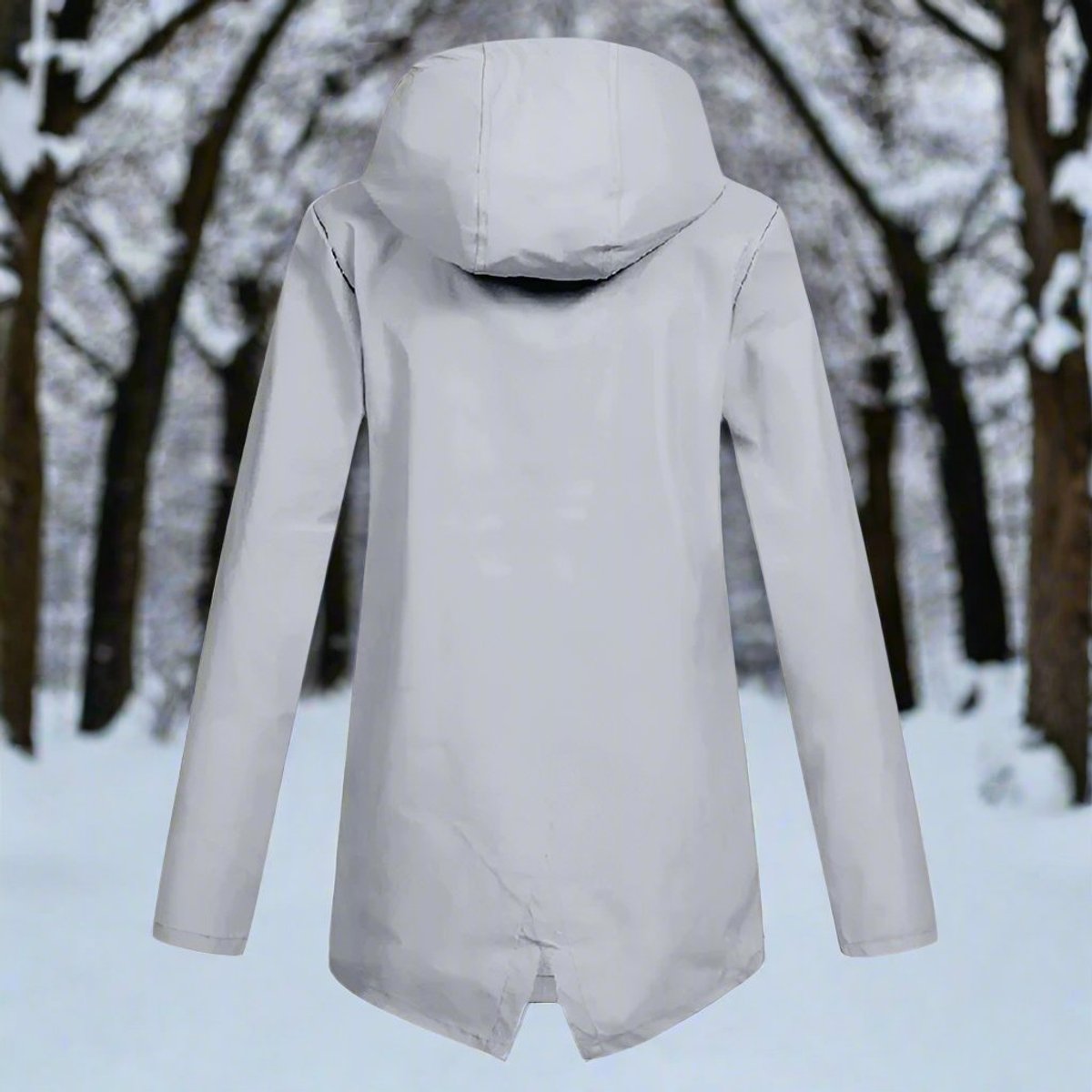 Ophelia | Relaxed Hooded Waterproof Jacket with Zip-Up Front