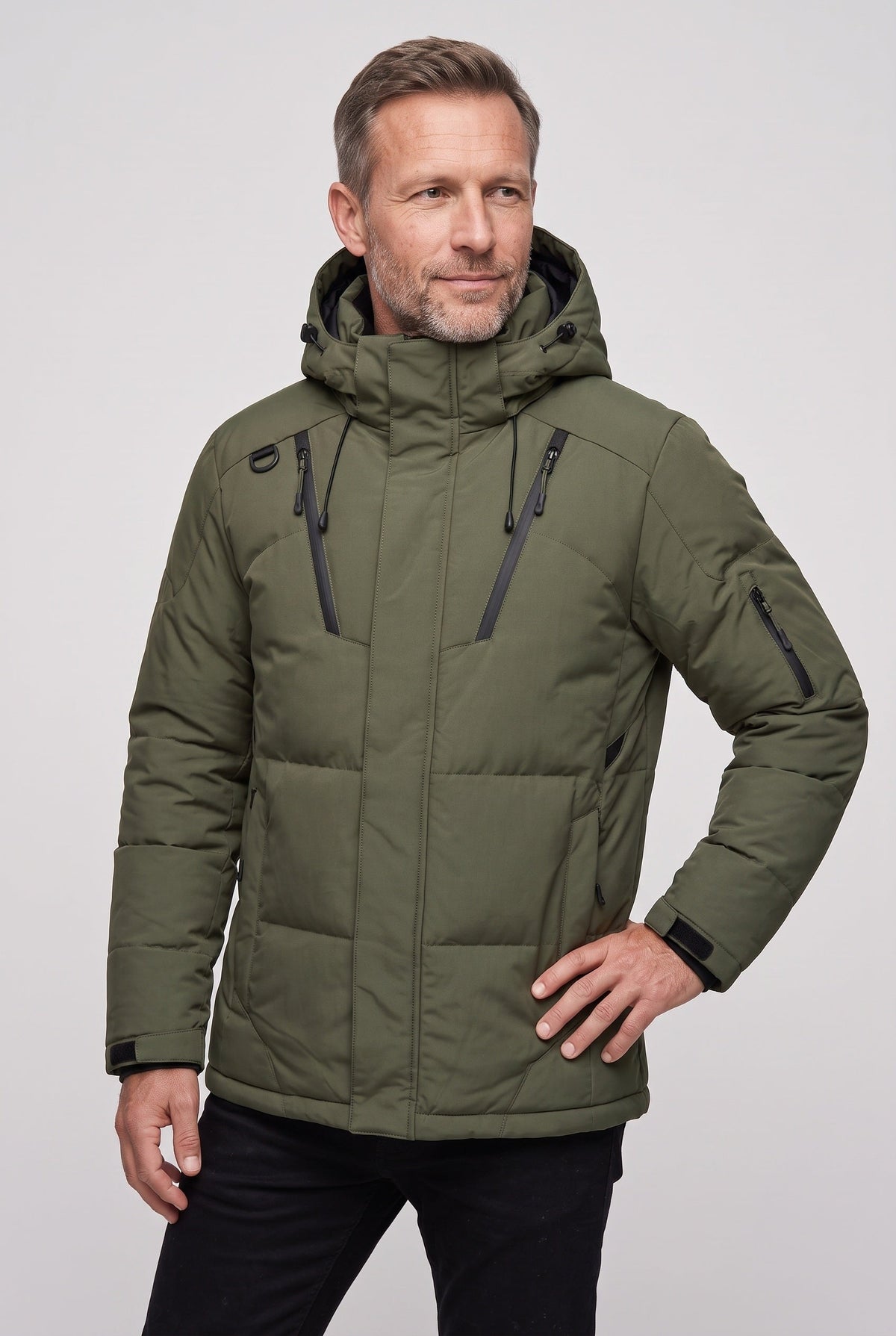Oscar | Refined Padded Puffer Jacket with Zip Pockets