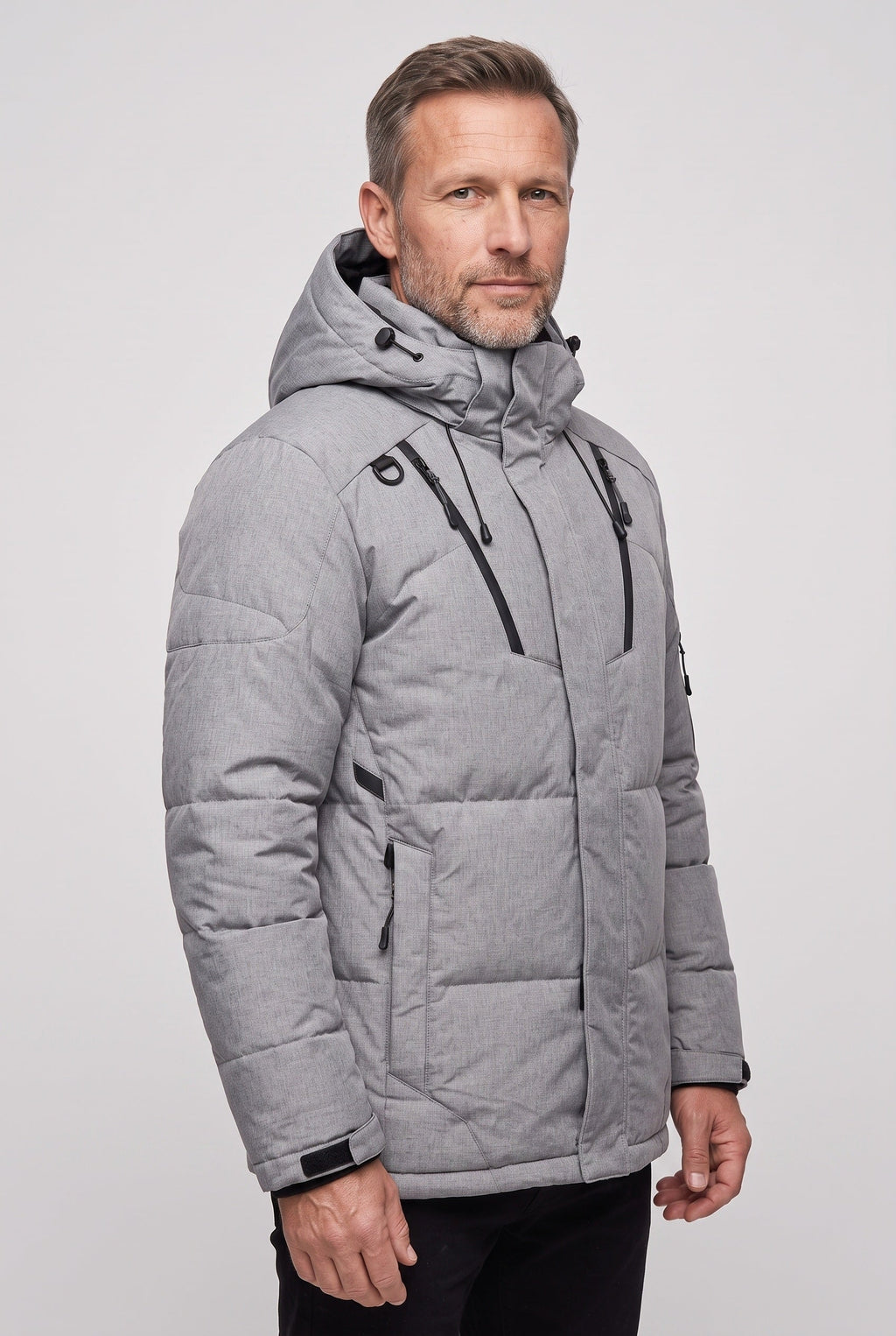 Oscar | Refined Padded Puffer Jacket with Zip Pockets