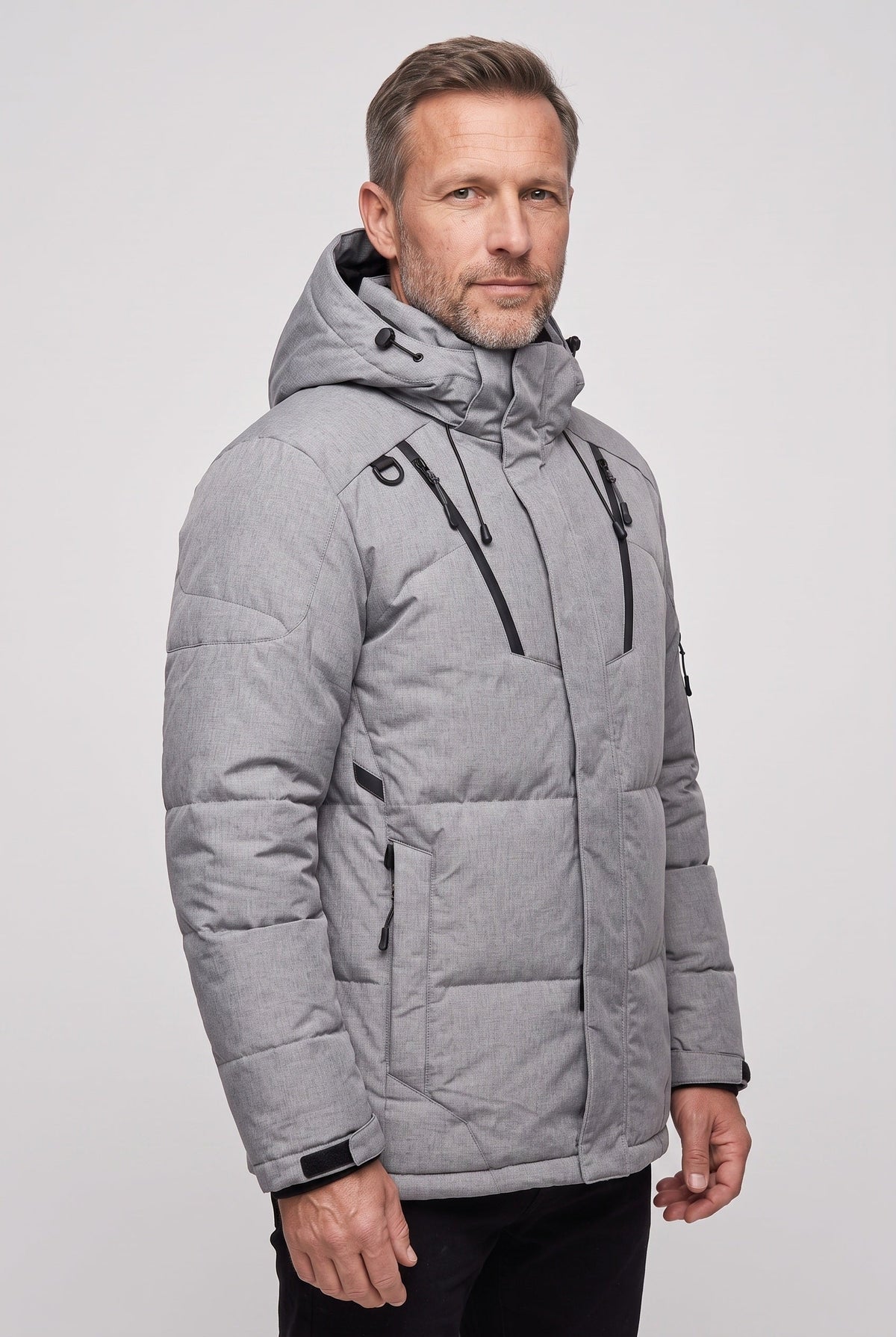 Oscar | Refined Padded Puffer Jacket with Zip Pockets