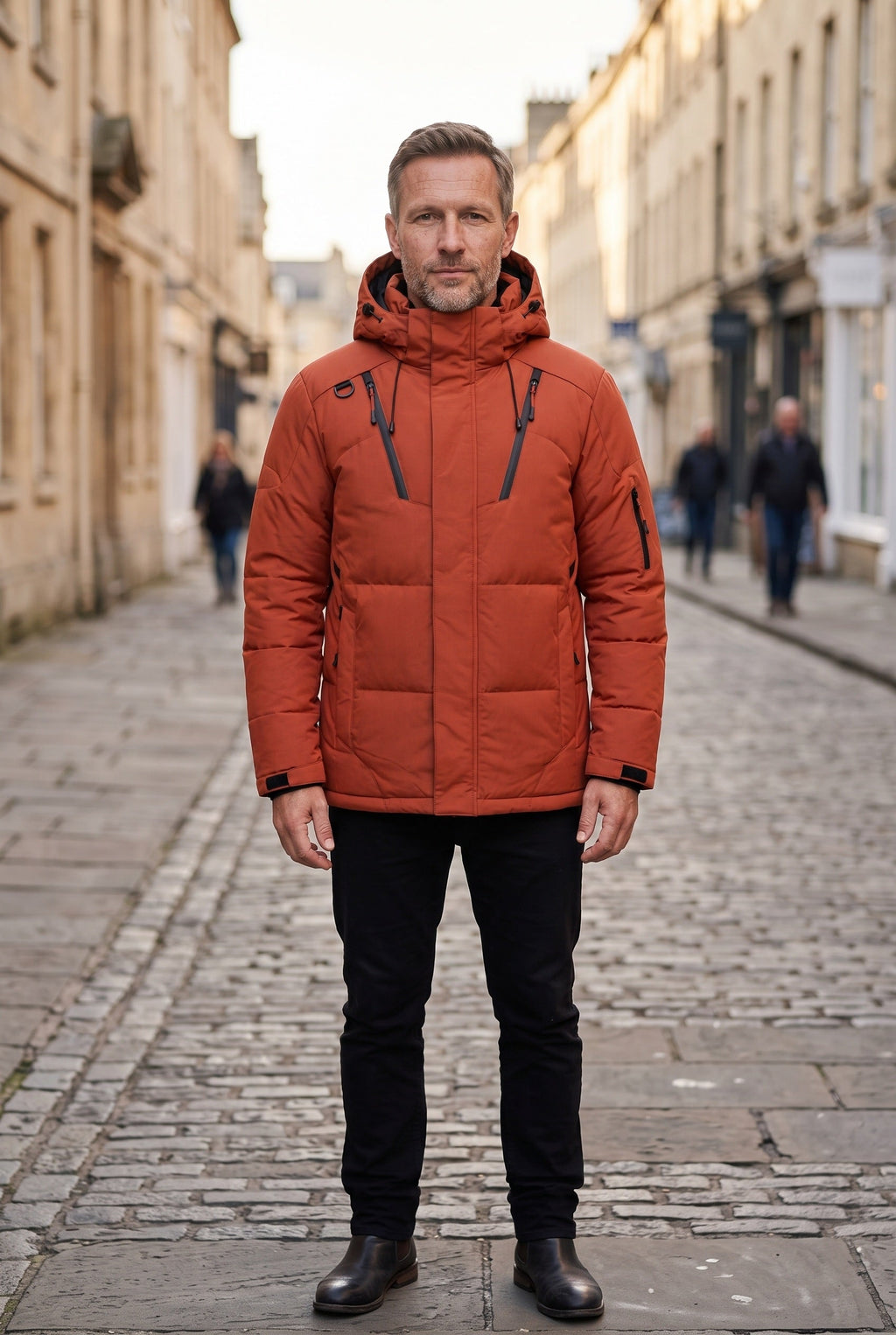 Oscar | Refined Padded Puffer Jacket with Zip Pockets