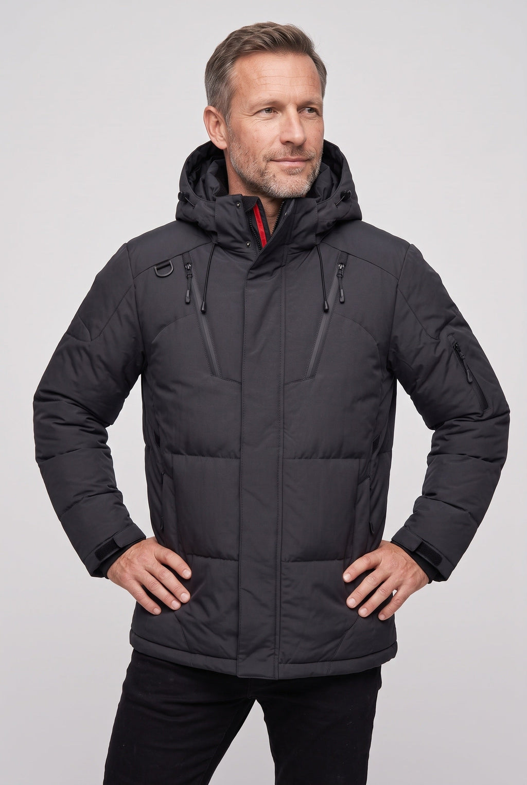 Oscar | Refined Padded Puffer Jacket with Zip Pockets