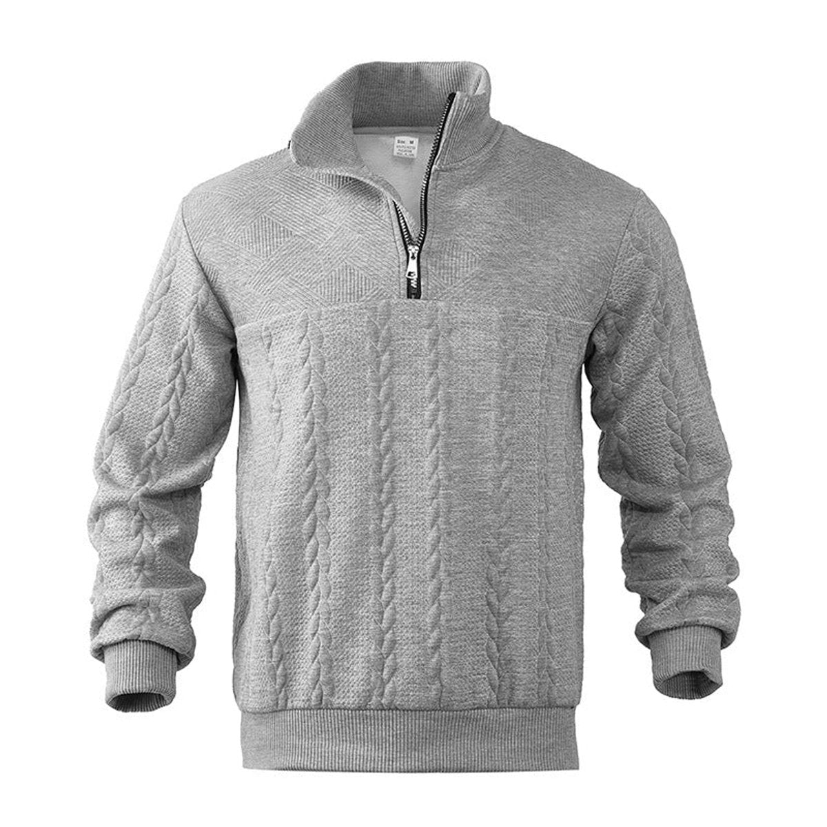 Oscar | Sophisticated Quarter Zip Mens Knit Jumper