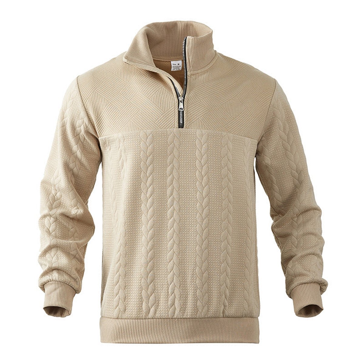 Oscar | Sophisticated Quarter Zip Mens Knit Jumper