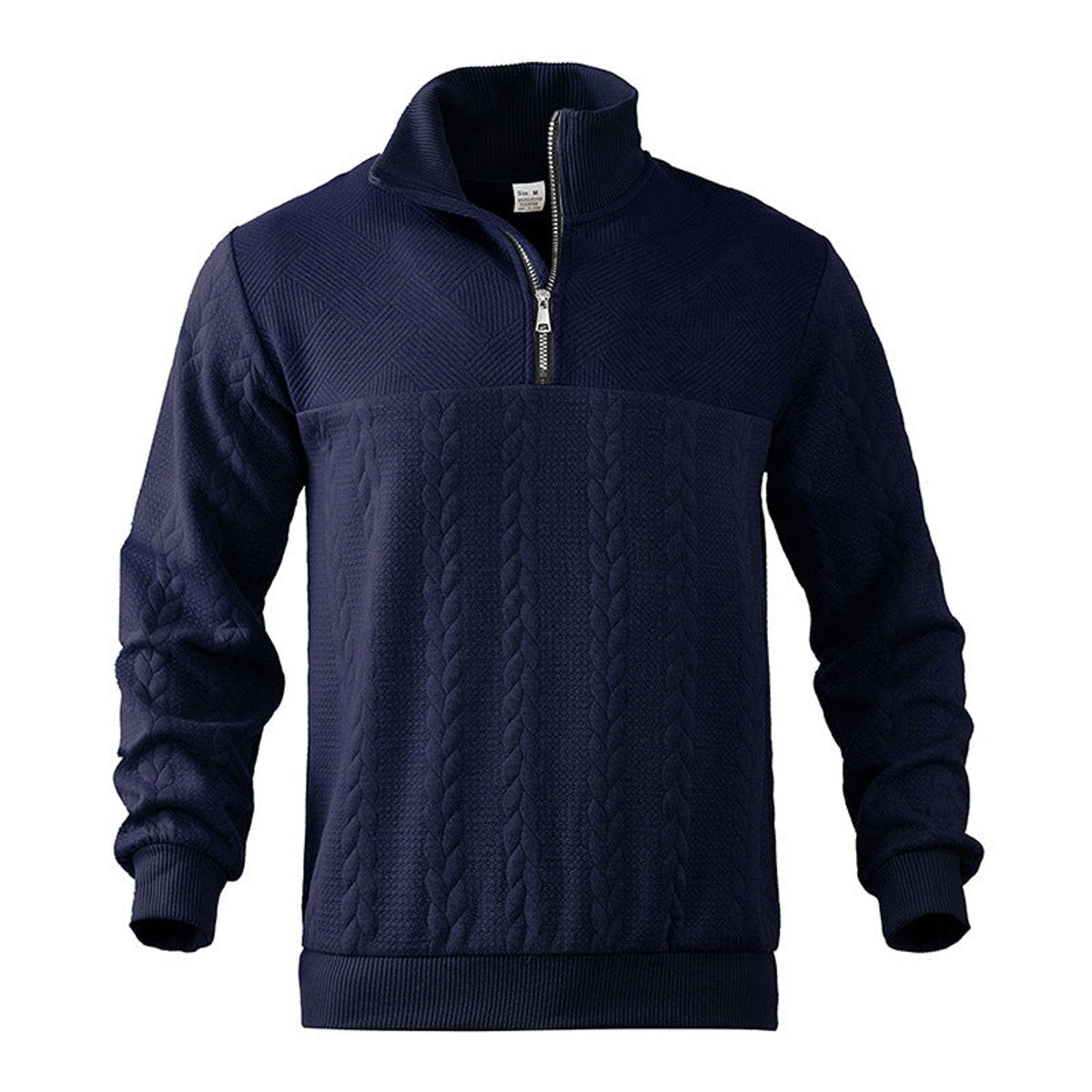 Oscar | Sophisticated Quarter Zip Mens Knit Jumper