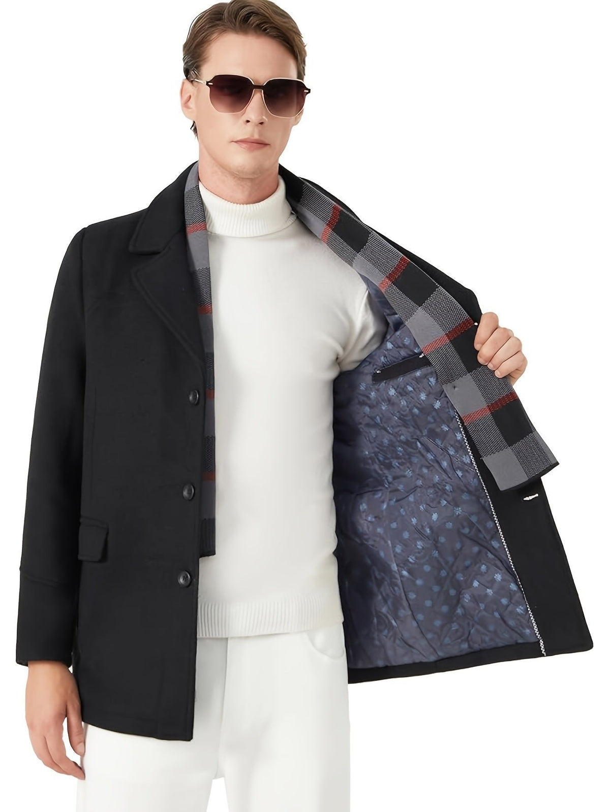 Otis | Tailored Single-Breasted Winter Mens Coats