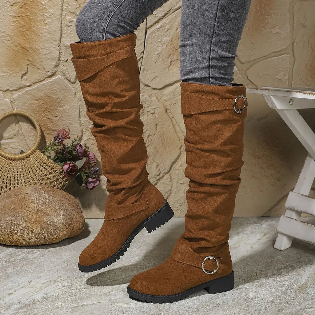 Ottilie | Elegant Slouchy Knee High Womens Boots