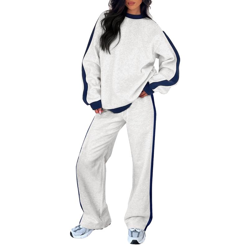 Ottilie | Stylish Contrast Stripe Loungewear Tracksuit Set