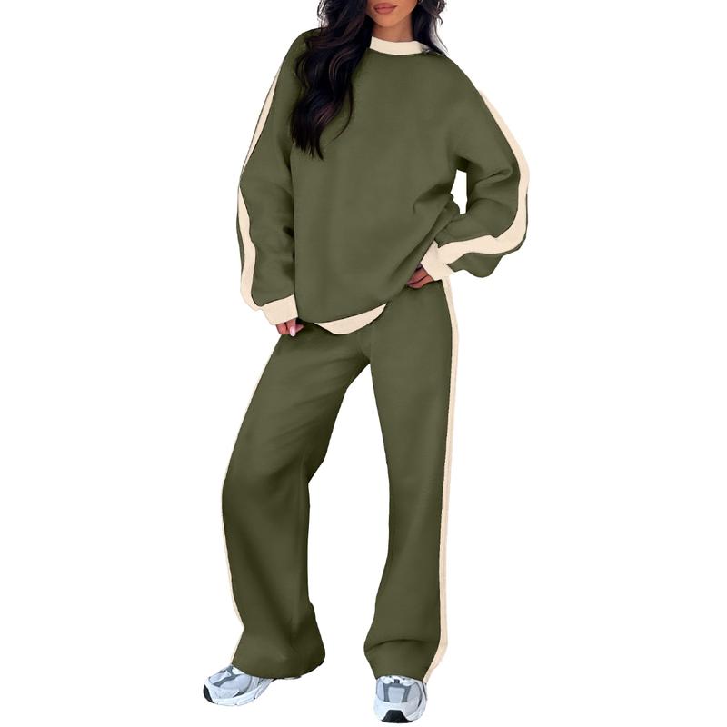 Ottilie | Stylish Contrast Stripe Loungewear Tracksuit Set