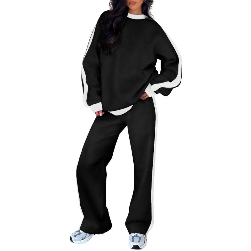 Ottilie | Stylish Contrast Stripe Loungewear Tracksuit Set