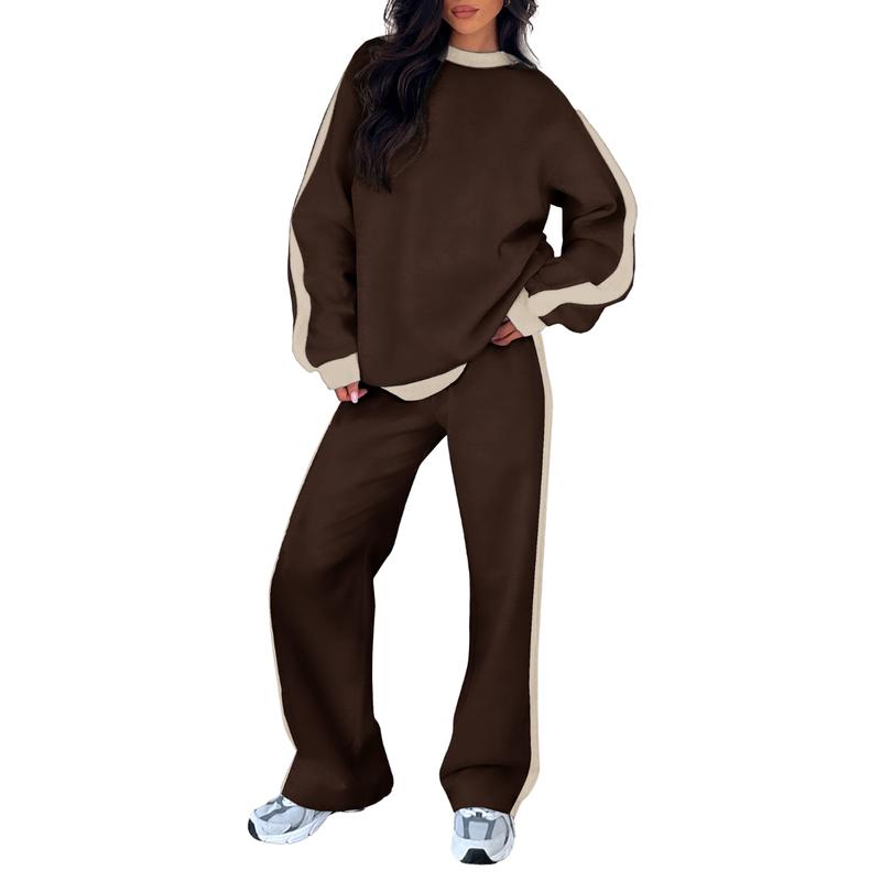 Ottilie | Stylish Contrast Stripe Loungewear Tracksuit Set
