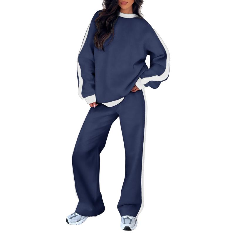 Ottilie | Stylish Contrast Stripe Loungewear Tracksuit Set