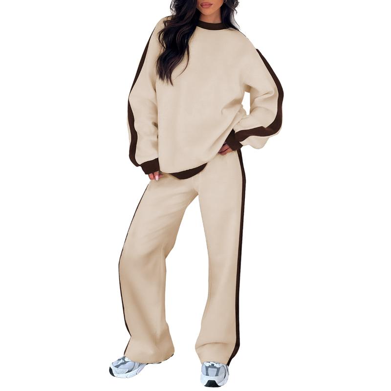 Ottilie | Stylish Contrast Stripe Loungewear Tracksuit Set