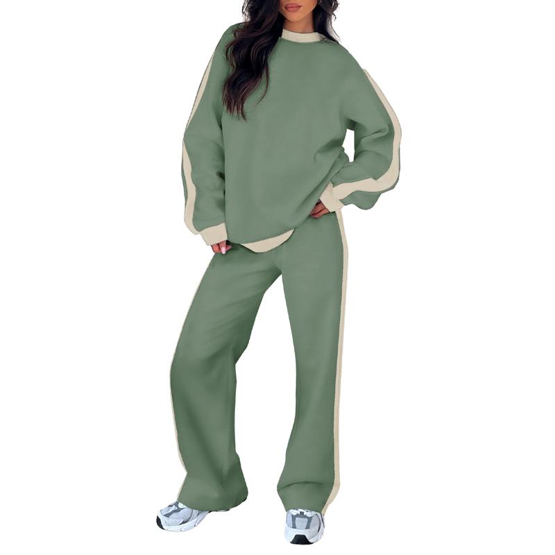 Ottilie | Stylish Contrast Stripe Loungewear Tracksuit Set