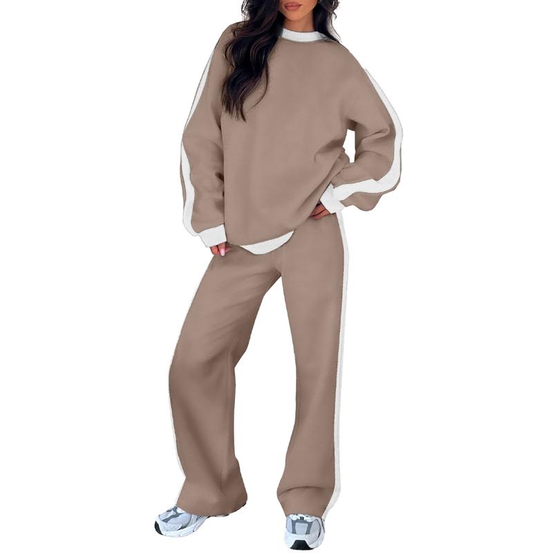 Ottilie | Stylish Contrast Stripe Loungewear Tracksuit Set