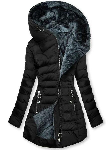 Penelope | Refined Hooded Long Puffer Coat