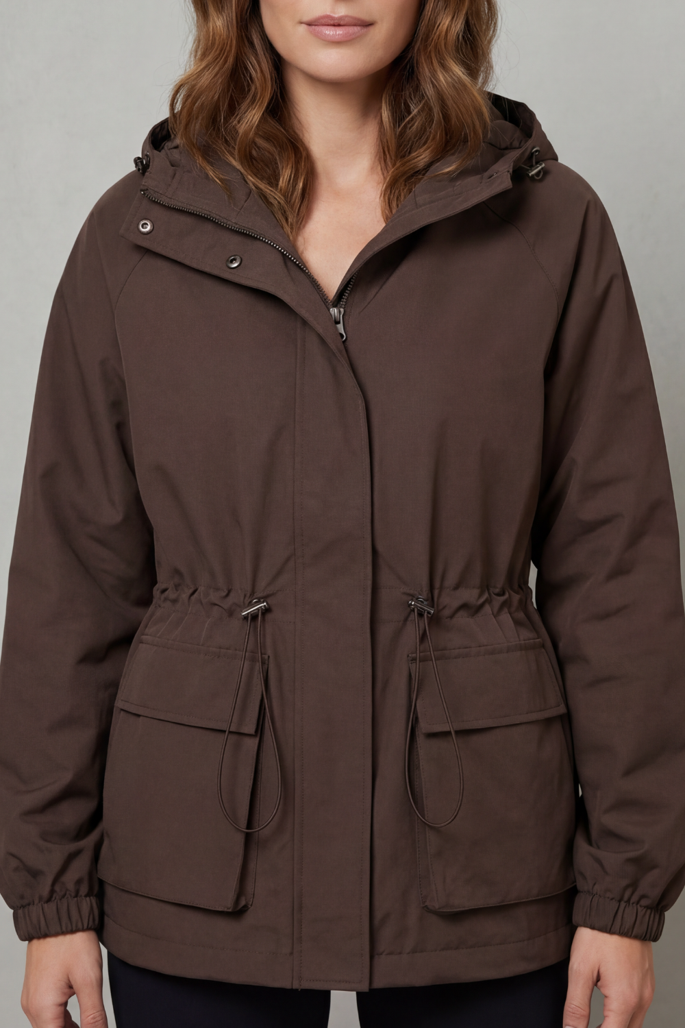 Penelope | Refined Hooded Utility Waterproof Jacket