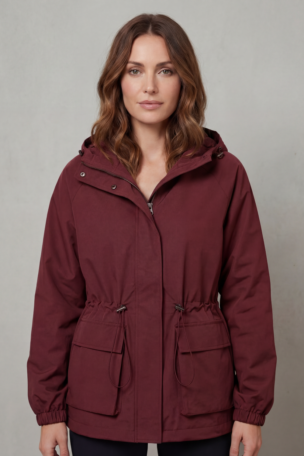 Penelope | Refined Hooded Utility Waterproof Jacket
