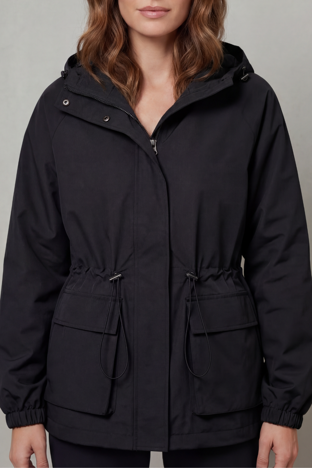 Penelope | Refined Hooded Utility Waterproof Jacket