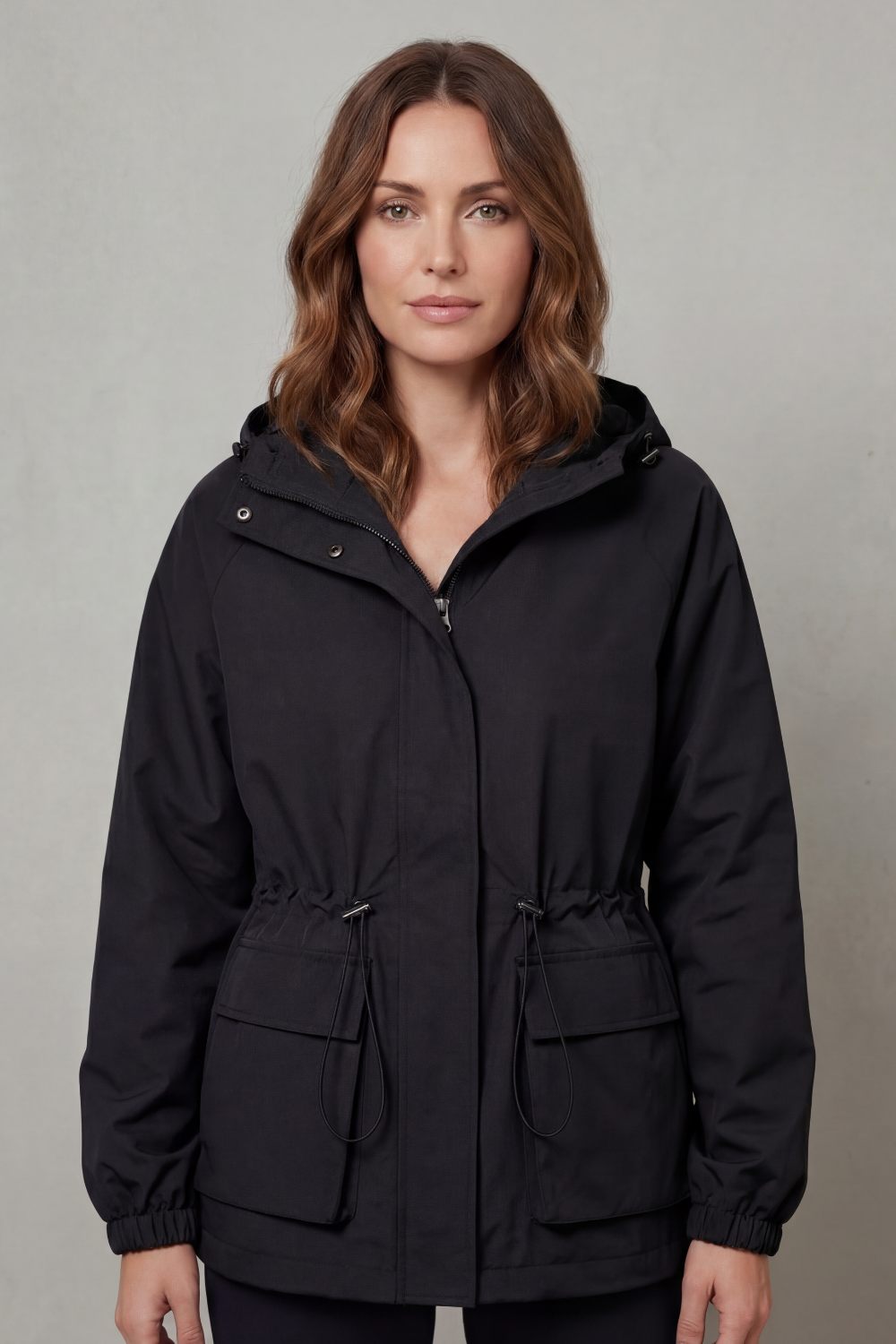 Penelope | Refined Hooded Utility Waterproof Jacket