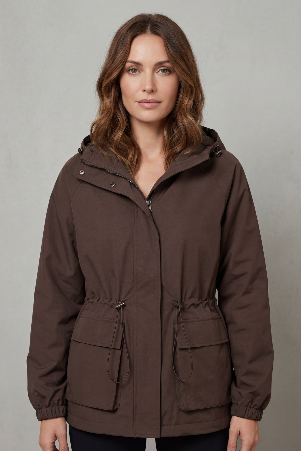 Penelope | Refined Hooded Utility Waterproof Jacket