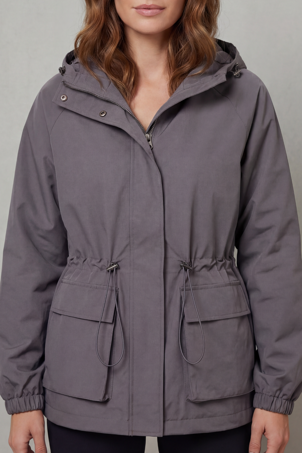 Penelope | Refined Hooded Utility Waterproof Jacket