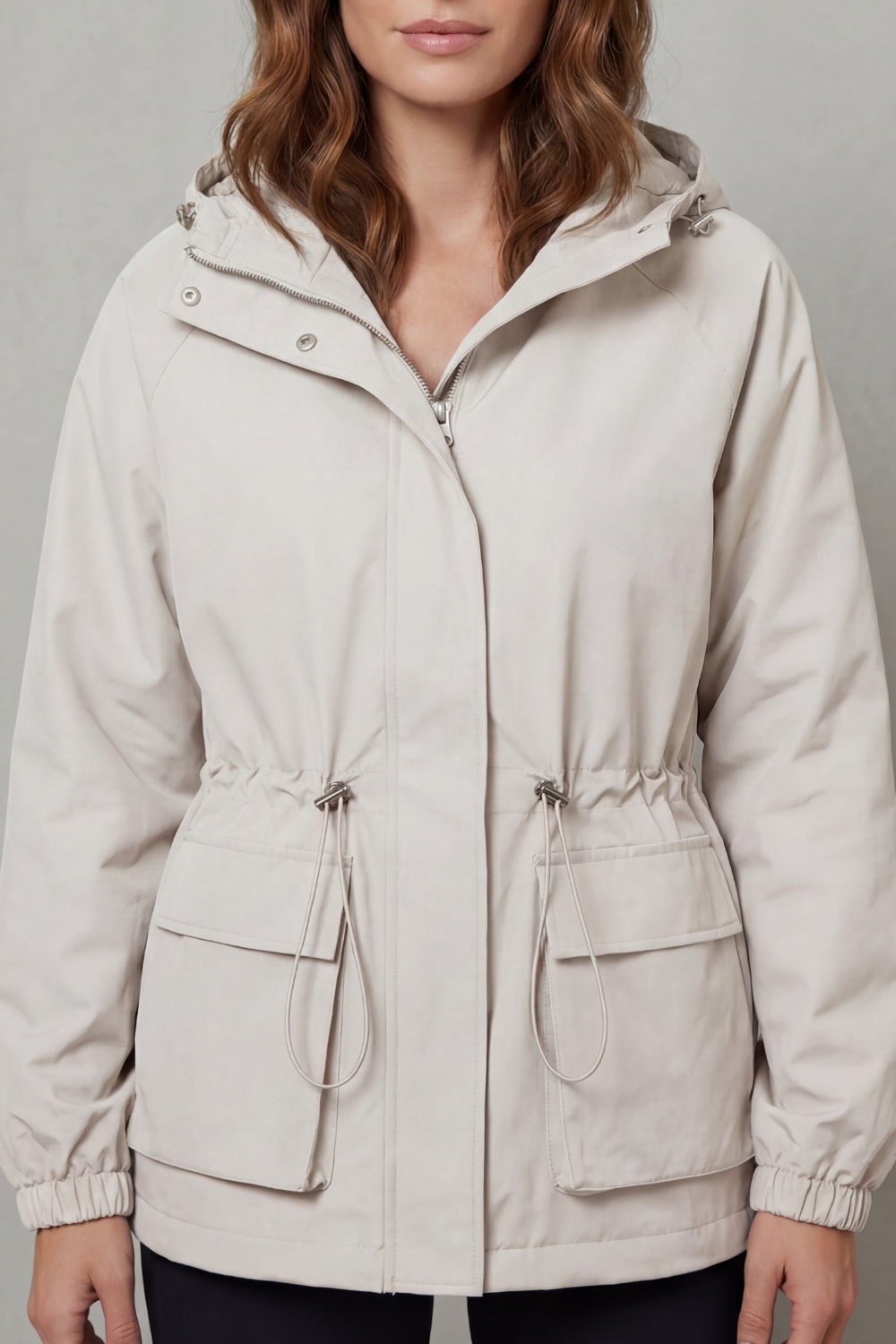 Penelope | Refined Hooded Utility Waterproof Jacket