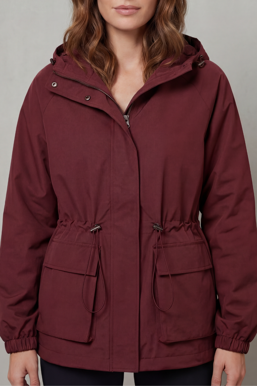 Penelope | Refined Hooded Utility Waterproof Jacket