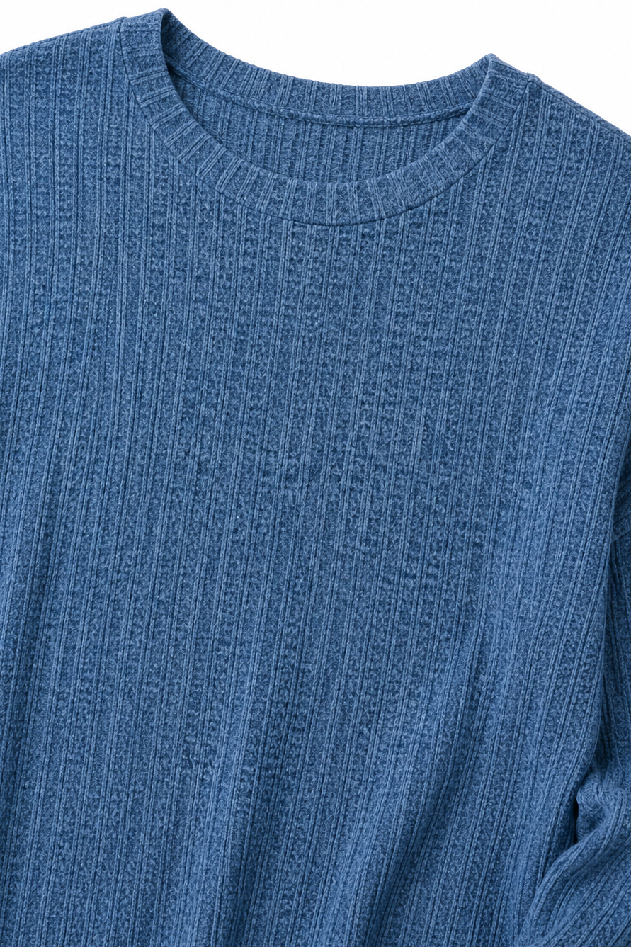 Phoebe | Oversized Ribbed Crew Neck Womens Knit Jumper