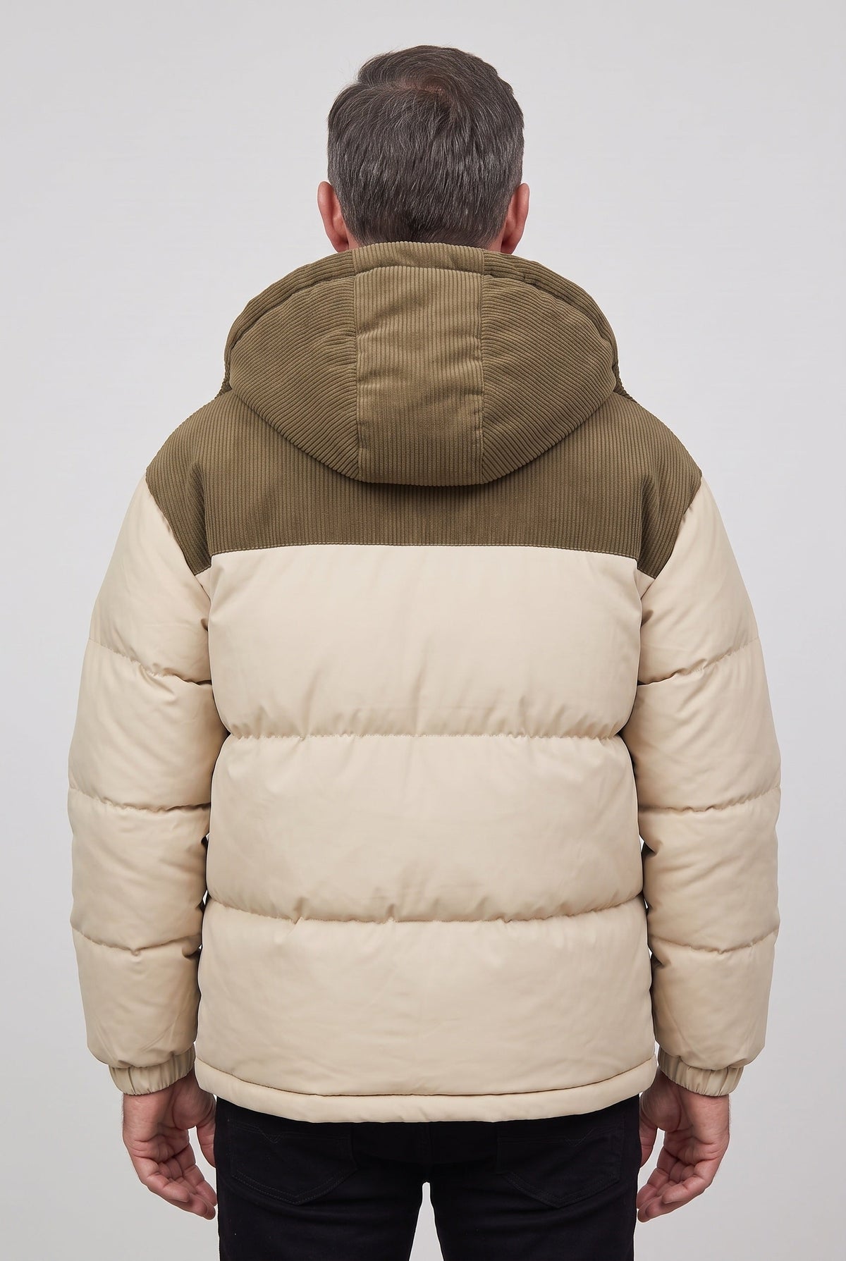 Ralph | Chic Hooded Colour-Block Puffer Jacket