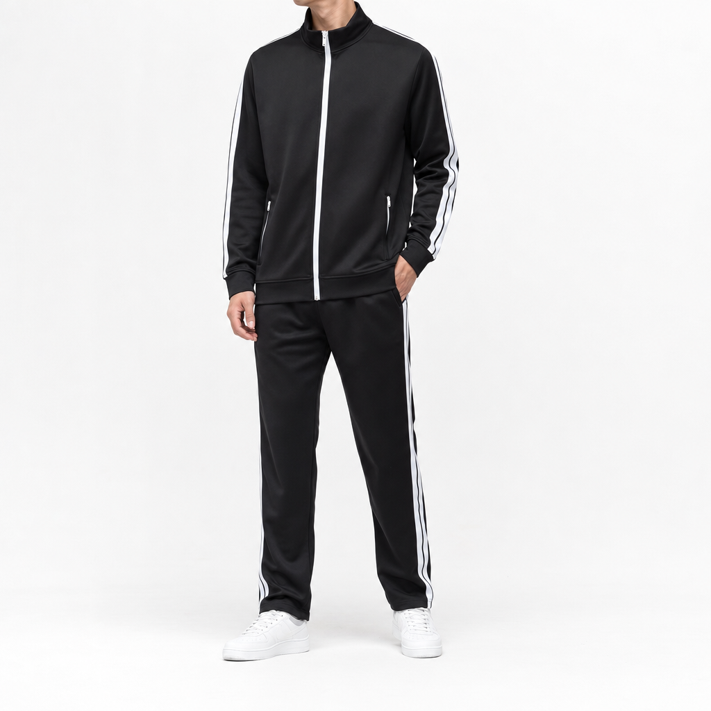 Ralph | Classic Full-Zip Tracksuit with Striped Trousers