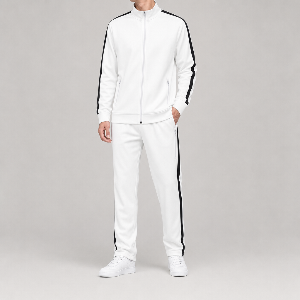 Ralph | Classic Full-Zip Tracksuit with Striped Trousers