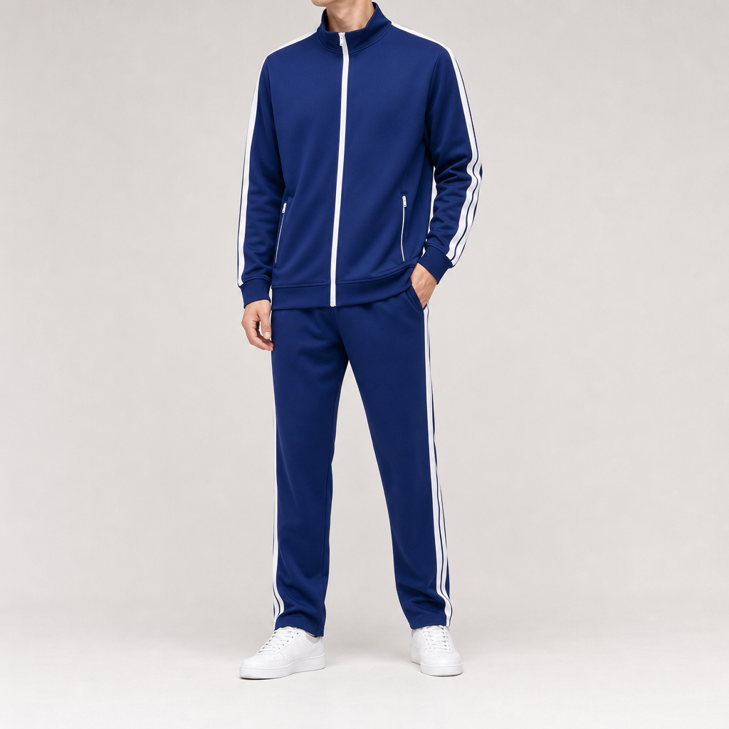 Ralph | Classic Full-Zip Tracksuit with Striped Trousers
