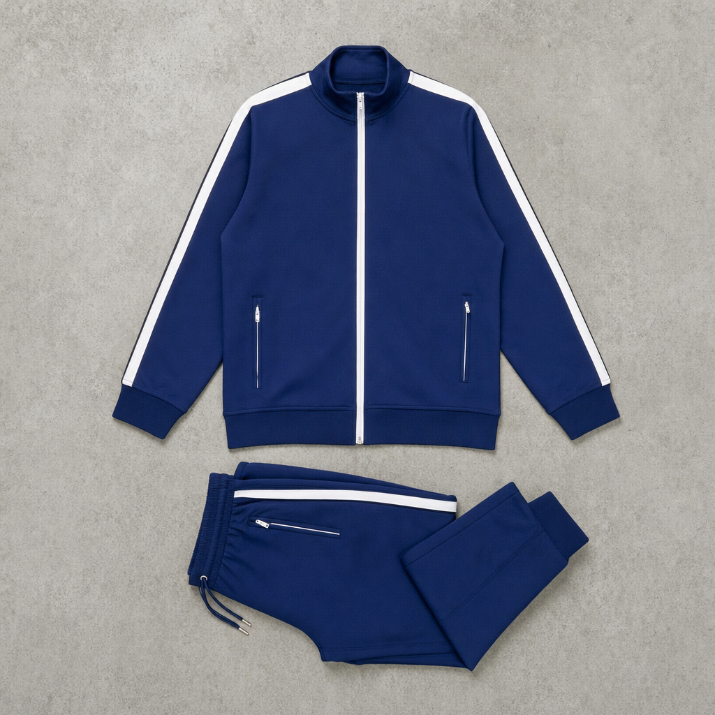 Ralph | Classic Full-Zip Tracksuit with Striped Trousers