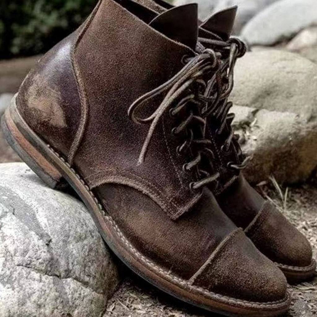 Ralph | Cosy Rugged Lace-Up Mens Boots