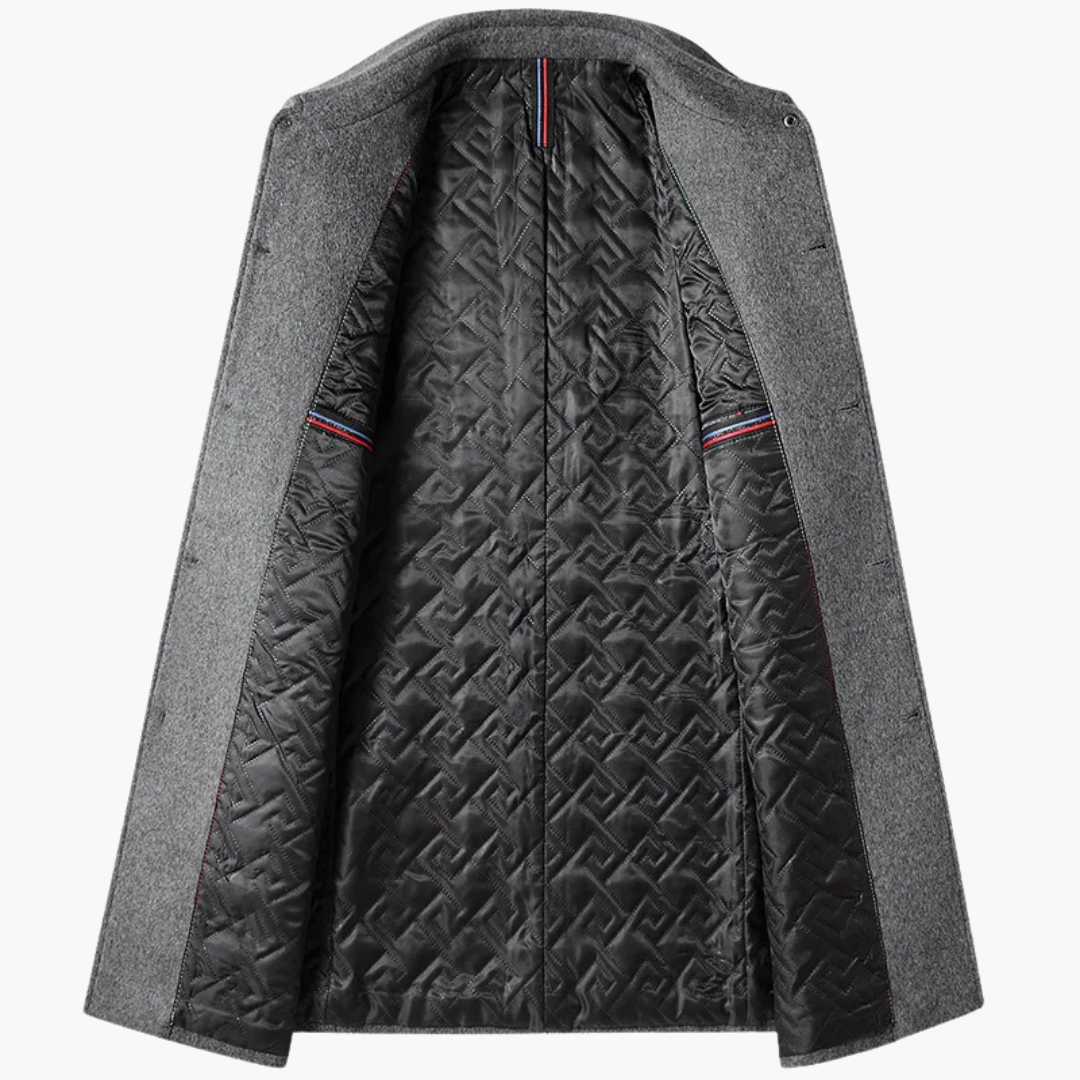 Ralph | Cosy Tailored Single-Breasted Mens Overcoat
