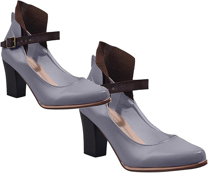 Raya | Effortless Chunky Block Heel Mary Jane Pumps
