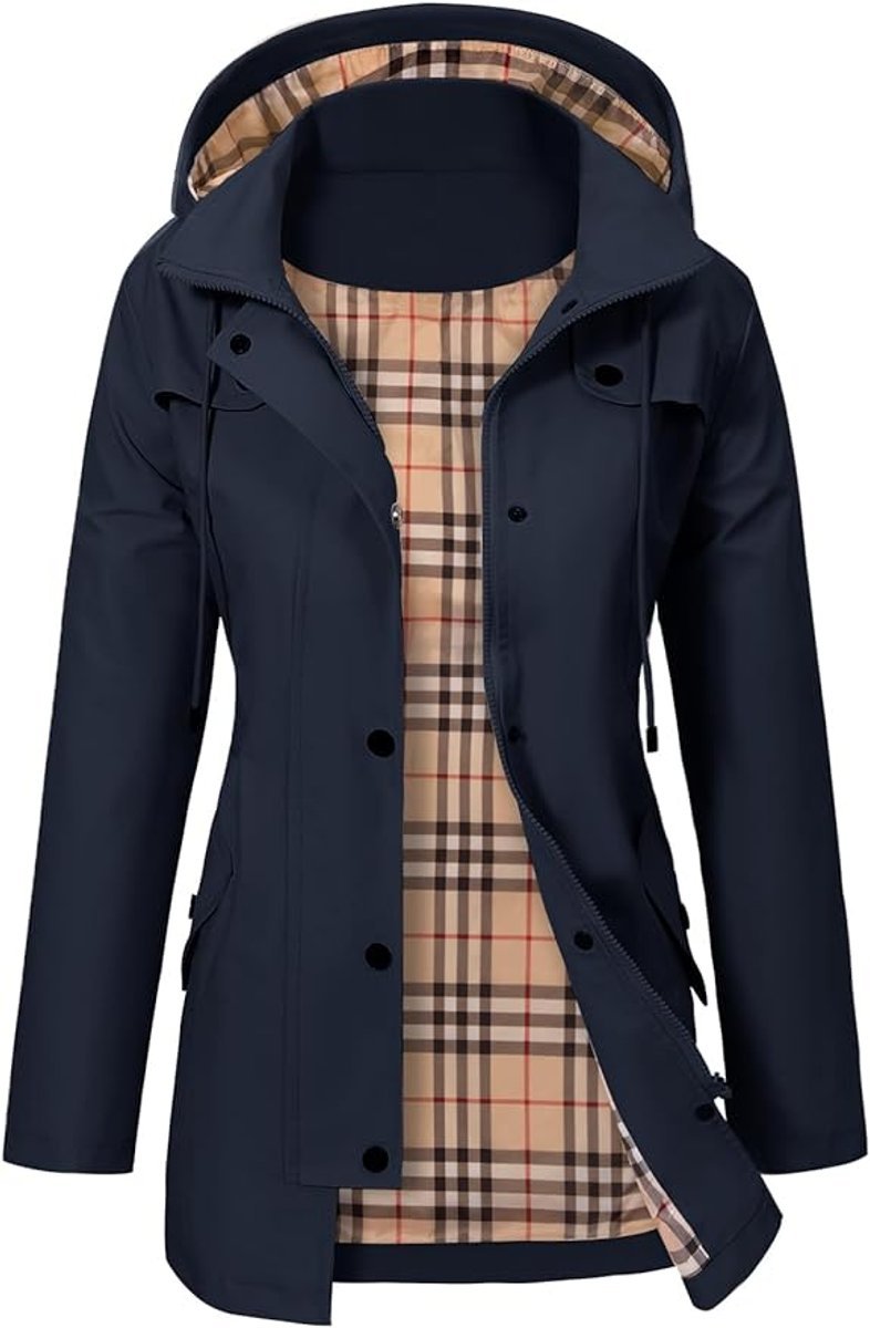 Raya | Graceful Hooded Waterproof Jacket with Adjustable Waist
