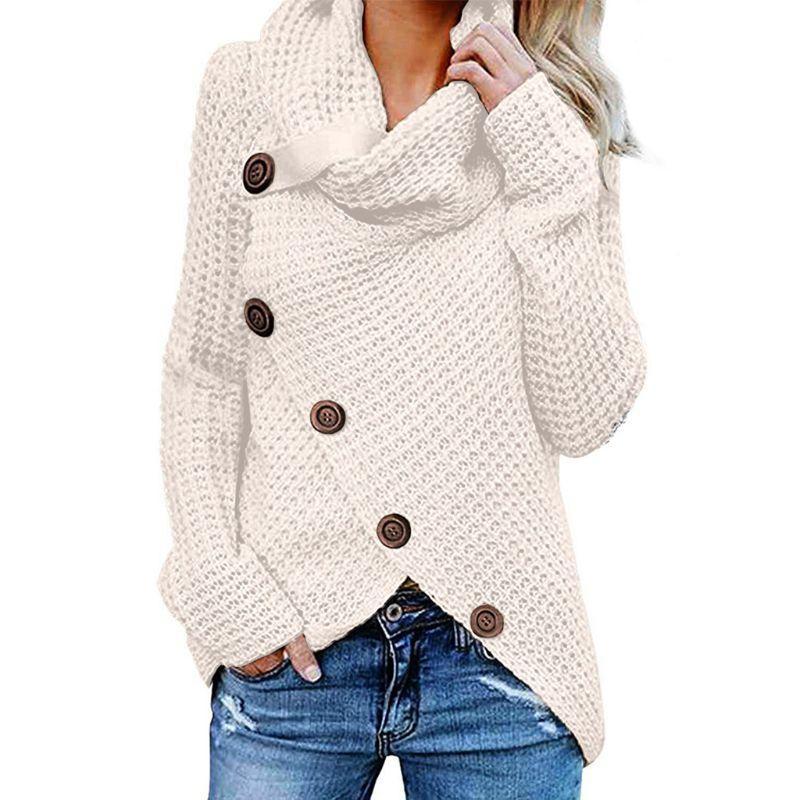 Raya | Relaxed Cowl Neck Womens Knit Jumper