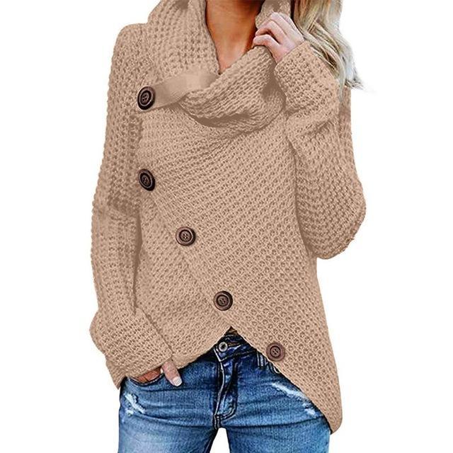 Raya | Relaxed Cowl Neck Womens Knit Jumper