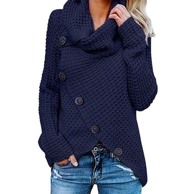 Raya | Relaxed Cowl Neck Womens Knit Jumper