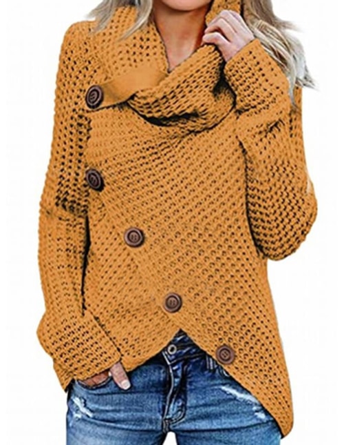 Raya | Relaxed Cowl Neck Womens Knit Jumper