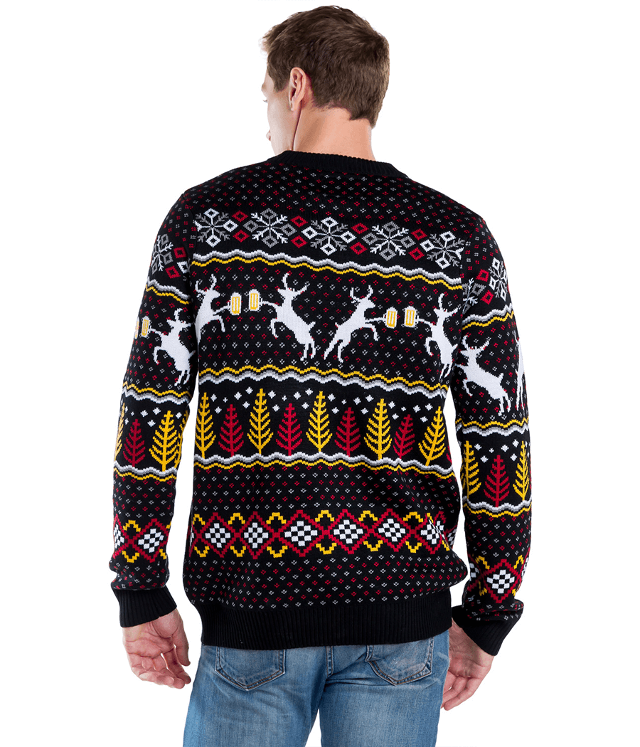 Reggie | Reindeer Crew Neck Mens Christmas Jumper