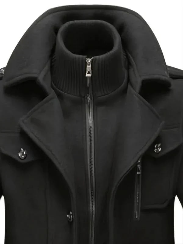 Reggie | Stylish Tailored Mens Coats with Double Collar Finish