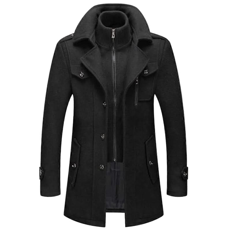 Reggie | Stylish Tailored Mens Coats with Double Collar Finish